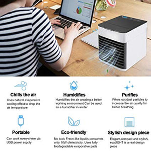 Personal Air Conditioner Cooler Mini Portable Air Conditioner Humidifier for Home Office Use