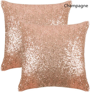 Shiny Sparkling Sequin Christmas Decorative Cushion Covers Pillowcases