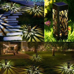 Waterproof Garden Lights Solar Powered with Warm White LED Lights