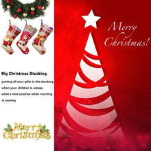 Load image into Gallery viewer, 3 Pcs 3D Santa Christmas Stocking Christmas Decor
