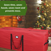 Load image into Gallery viewer, Durable 600D Oxford Xmas Tree Storage Bag Fits Up to 7 Ft. Disassembled Holiday Tree