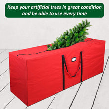 Load image into Gallery viewer, Durable 600D Oxford Xmas Tree Storage Bag Fits Up to 7 Ft. Disassembled Holiday Tree