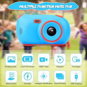 1080P HD Children Action Camera Portable Rechargeable Toddler Video Recorder Kids Camera