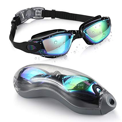 Anti Fog UV Protection Triathlon Swim Goggles with Free Protection Case
