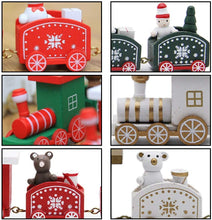 Load image into Gallery viewer, Little Train Wooden Christmas Decorations
