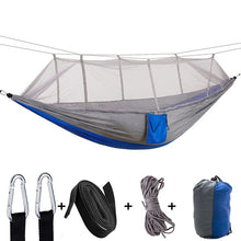 Load image into Gallery viewer, Outdoor Anti Mosquito Hammock Multifunctional with Mosquito Nets Hammock Super Light Portable Double Camping Air Tents