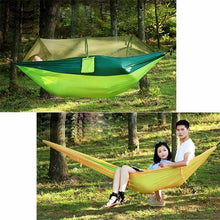 Load image into Gallery viewer, Outdoor Anti Mosquito Hammock Multifunctional with Mosquito Nets Hammock Super Light Portable Double Camping Air Tents