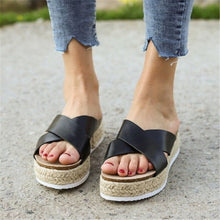 Load image into Gallery viewer, Platform Colour Strap Sandals