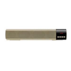 Portable Wireless HiFi Bluetooth Soundbar Speaker with Clock