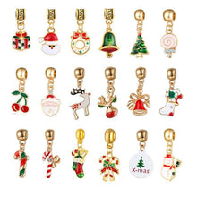 Load image into Gallery viewer, Christmas Advent Countdown Calendar Year DIY Bracelet Earrings Jewelry Set