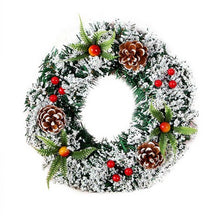 Load image into Gallery viewer, New Year 2021 Christmas Garland Wreath Pinecone Christmas Decorations