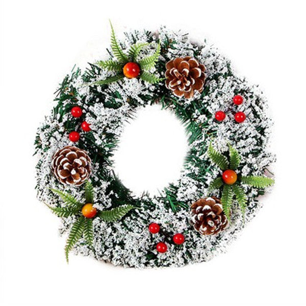 New Year 2021 Christmas Garland Wreath Pinecone Christmas Decorations