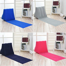 Load image into Gallery viewer, Beach Mat with Pillow PVC Inflatable Triangle Cushion