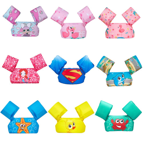 Baby Float Cartoon Arm Sleeve Life Jacket Swimsuit Foam Safety Swimming Training Floating Swimming Ring