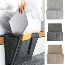 Load image into Gallery viewer, Felt Bedside Sofa Storage Bag Remote Book Mobile Phone Hanging Sundries Organizer