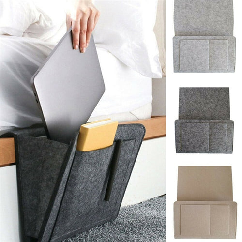 Felt Bedside Sofa Storage Bag Remote Book Mobile Phone Hanging Sundries Organizer