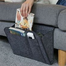 Load image into Gallery viewer, Felt Bedside Sofa Storage Bag Remote Book Mobile Phone Hanging Sundries Organizer