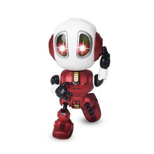 Load image into Gallery viewer, Smart Robot Toy Electronic Action Figure Toy Intelligent Sound Recording Function Alloy Robot LED Lighting Toys