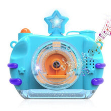 Load image into Gallery viewer, Children Blowing Bubble Toys With Music Light Automatic Bubble Camera Toy