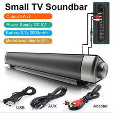 Load image into Gallery viewer, LP-08 10W Sound bar Wireless Bluetooth Speaker