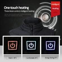 Load image into Gallery viewer, Electric Heated Vest Men Women Heating Waistcoat Thermal Warm Clothing Usb Heated Outdoor Vest Winter Heated Jacket