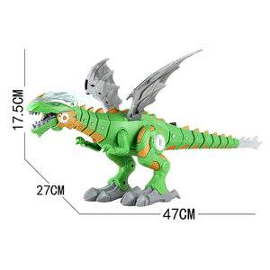 Electronic Pets Walking Spray Dinosaur Lighting Electric Toys for Kids Children