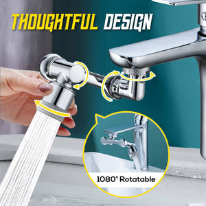 360° Rotary Water Bubbler Extension Faucet Fit for G1/2 Faucet