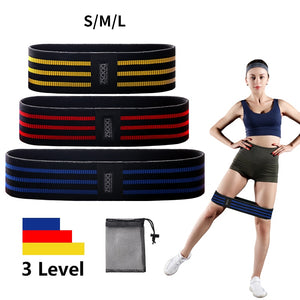 Fabric Booty Resistance Bands Hip Circle Exercise Cotton Bands Thigh Butt Squat Fitness Rubber Bands Elastic Workout Glute Loop
