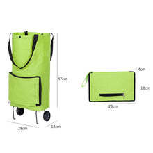 Load image into Gallery viewer, Foldable Multifunction Shopping Bag Cart Tug Trolley Case Wheels Reusable