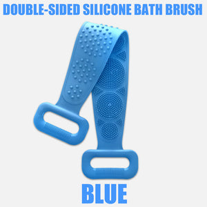 Silicone Back Scrubber Body Exfoliating Massage For Shower Strap