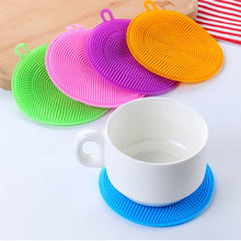 Load image into Gallery viewer, 6Pcs Silicone Cleaning Brushes Soft Silicone Scouring Pad
