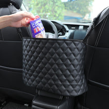 Load image into Gallery viewer, Black PU Leather Handbag Holding For Car Seat Storage