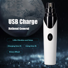 Load image into Gallery viewer, Rechargeable Dog Nail Grinders Professional Electric Dog Cat Nail Clippers