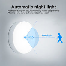Load image into Gallery viewer, USB Rechargeable Wall Lamp 6 LEDs Wireless PIR Motion Sensor Night Light