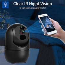 Load image into Gallery viewer, 1080P 2MP Surveillance Cameras with Wifi IR Night Vision Auto Track