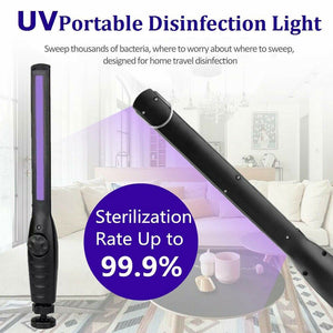 Portable UV Sterilizer Light Stick For Wand Home Hotel Handheld LED UV Lamp Cleaning Tool with 30 Light Beads