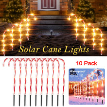 Load image into Gallery viewer, Solar Power LED Christmas Tree Stake Light Outdoor Yard Light