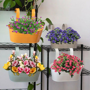 Colorful Hanging Flower Pots