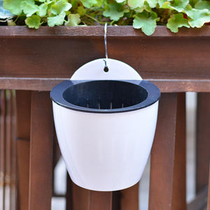 Self Watering Multi Color Hanging Planter with Hook