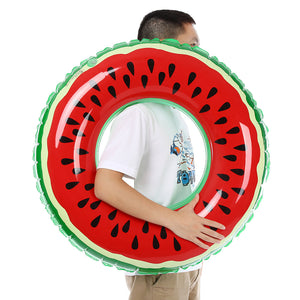 Watermelon Inflatable Pool Float Circle Swimming Ring for Kids Adults