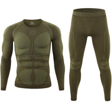 Load image into Gallery viewer, Men Thermal Underwear Set Comfortable Warm Outdoor Sport Tights Suit