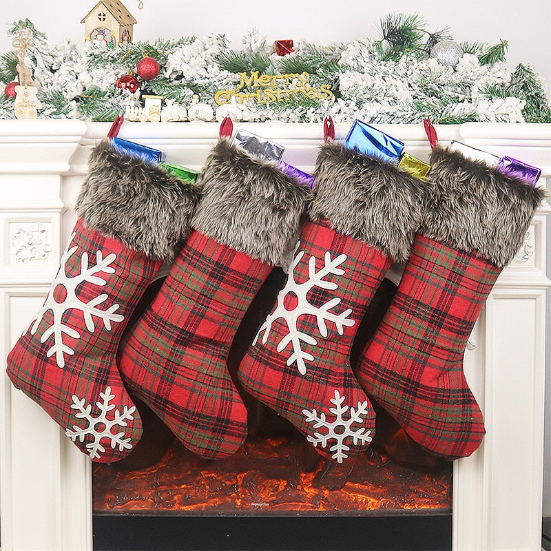 Christmas decoration supplies New Year gifts Christmas plush socks