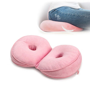 Dual Memory Foam Seat Cushion Beauty Back Seat Hip Push Up Cushion