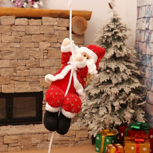 30cm Christmas Gifts Decoration Cartoon Fabrics Santa Claus Market Showcase Decor