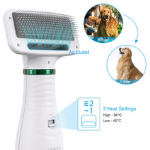 Load image into Gallery viewer, 2-In-1 Portable Dog Dryer Dog Hair Dryer And Comb Brush Pet Grooming Cat Hair Comb