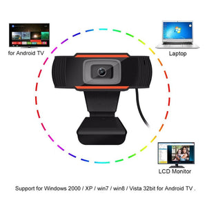 1080P Webcam USB2.0 Computer Network Live Camera Network Camera Free Drive USB Cam Hd Camera