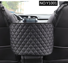 Load image into Gallery viewer, Black PU Leather Handbag Holding For Car Seat Storage