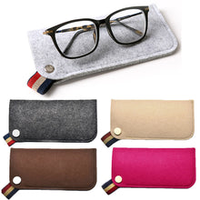Load image into Gallery viewer, New Felt Sunglasses Case Colorful Candy Eyeglasses Box