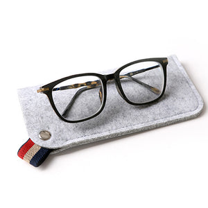 New Felt Sunglasses Case Colorful Candy Eyeglasses Box