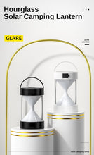 Load image into Gallery viewer, LED Hourglass Solar Camping Lamp Magnetic Waterproof Emergency Flashlight